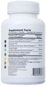 Bosmeric-SR ingredients and supplement facts