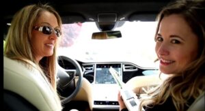 Reduce EMF in your environment! Robyn Openshaw and Libby Darnell test Robyn's Tesla for EMF.