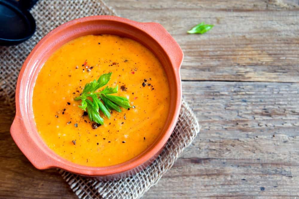 Simply Elegant Raw Indian Carrot Coconut Soup