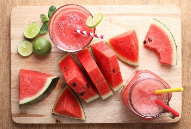 watermelon lime smoothie
