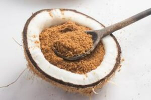 Raw, organic coconut sugar