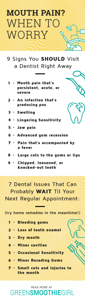 What to Do If Your Teeth Hurt | Green Smoothie Girl
