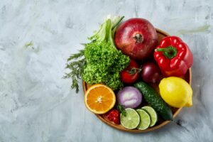 Photograph of fresh colorful veggies “These Anti Inflammatory Smoothie Recipes Target Joint Pain And More” at Green Smoothie Girl.