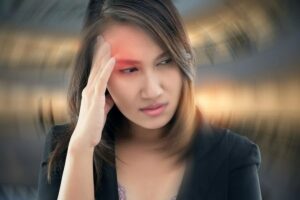 Photo of woman with dizziness from "Herxheimer Reaction: What Is It, How Do I Clear It?" blog post by Green Smoothie Girl