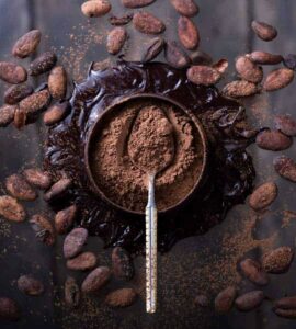 Photo of raw cacao from "Green Smoothie Recipes for Weight Loss and Fat Burning" at Green Smoothie Girl.