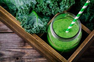 Photo of the Turning Green Weight-Loss Smoothie from "Green Smoothie Recipes for Weight Loss and Fat Burning" at Green Smoothie Girl.