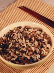 Photo of wild rice from "999 Cheap Plant-Based Meals You Can Make in 15 Minutes" at Green Smoothie Girl.