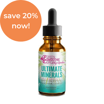 Save 20% on Ultimate Minerals from GreenSmoothieGirl!