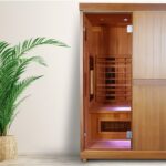 Photo of a standalone Influence Sauna from "The Science Behind Sauna’s Effect On Your Immune System" blog post by Green Smoothie Girl