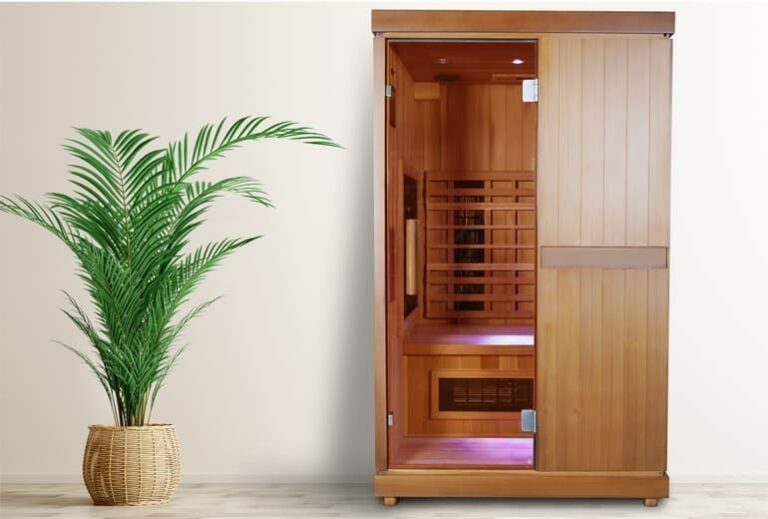 Photo of a standalone Influence Sauna from "The Science Behind Sauna’s Effect On Your Immune System" blog post by Green Smoothie Girl