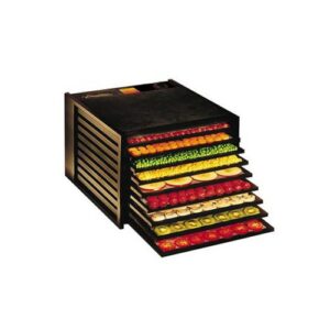 Dehydrator with various fruits and veggies