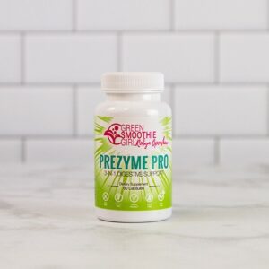 Bottle of greensmoothiegirl Prezyme pro