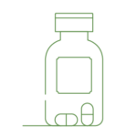 illustration of a bottle of supplements