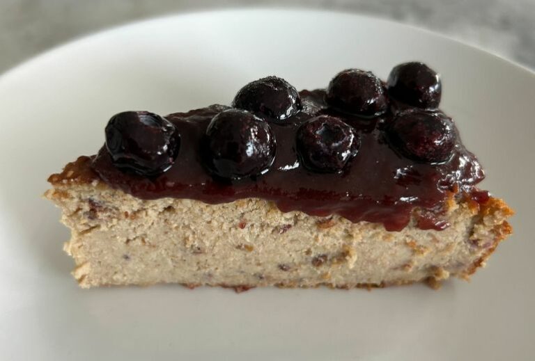 Healthy, vegan cheesecake recipe