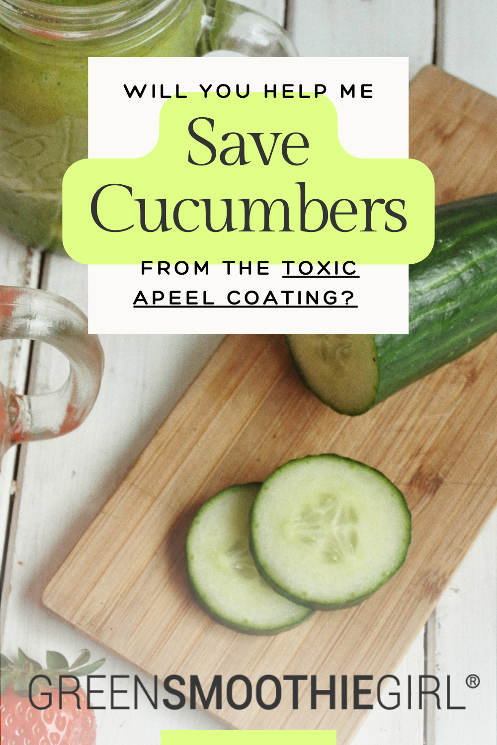 Apeel coating cucumbers