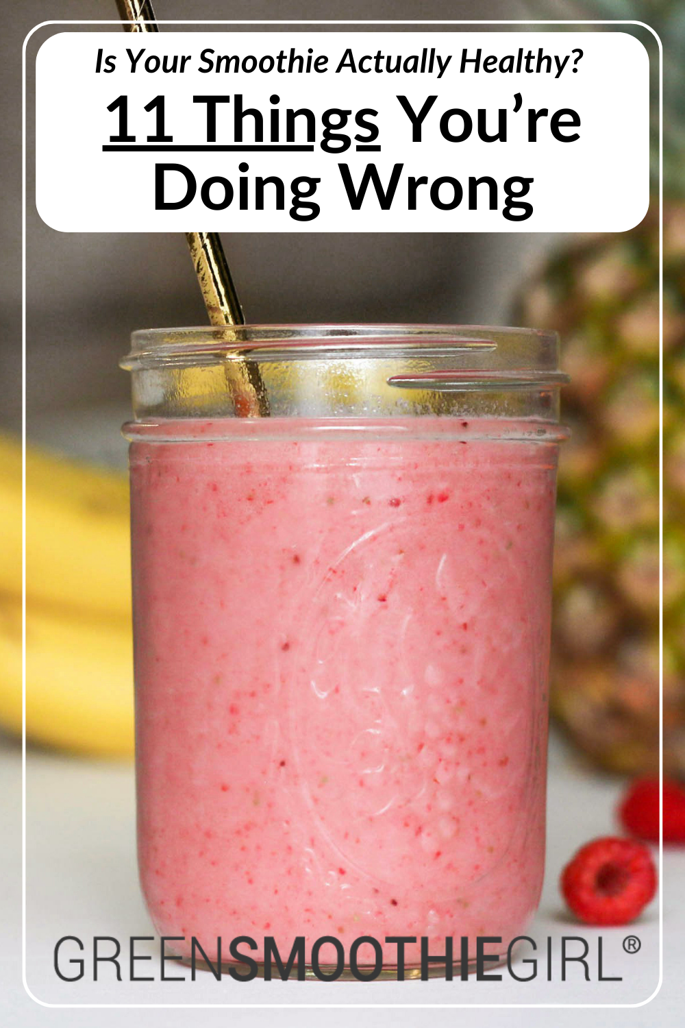 Common smoothie mistakes pin