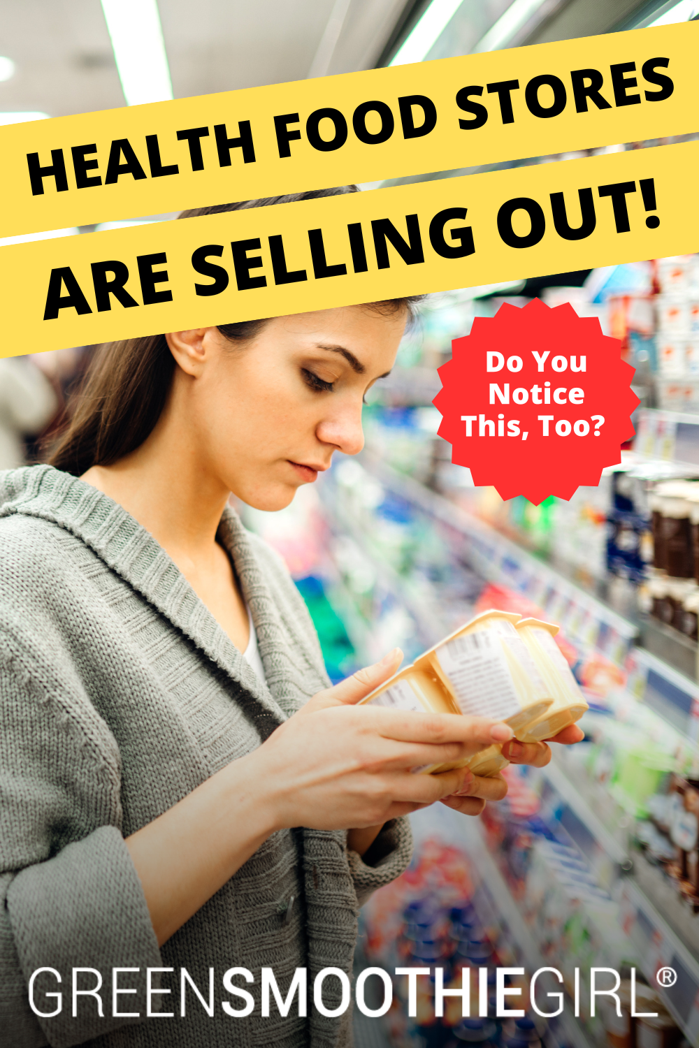 Health food stores are selling out