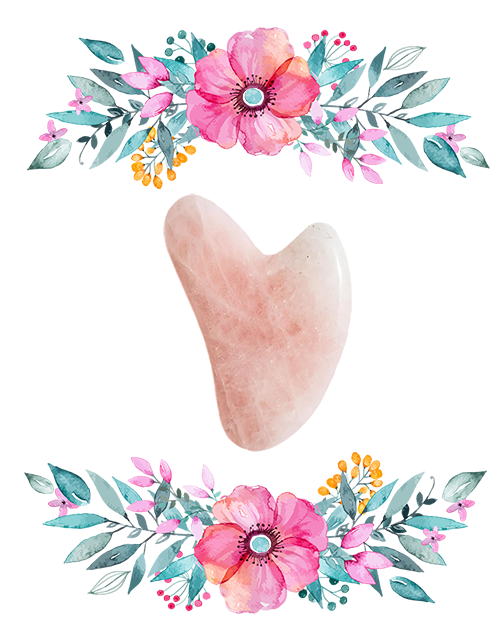 rose quartz gua sha