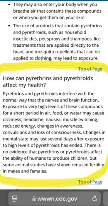 pyrethroids human health Google search