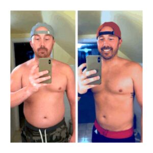 Josh lost weight during the detox