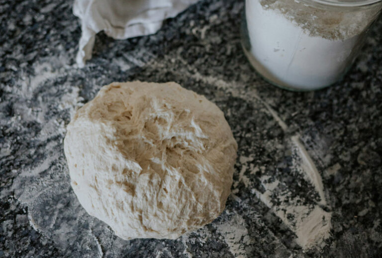 Making sourdough bread