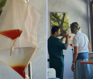What came out of Robyn's blood. Dr Petra and Madhi